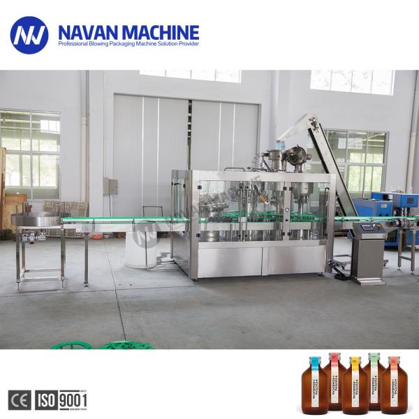 Automatic Glass Bottled Non Carbonated Drink Kombucha Filling Machine