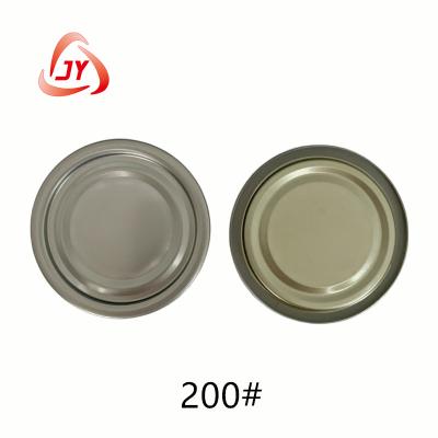 D59mm White And Clear Food Can Cap 200# Heat Resist Metal Can Cover