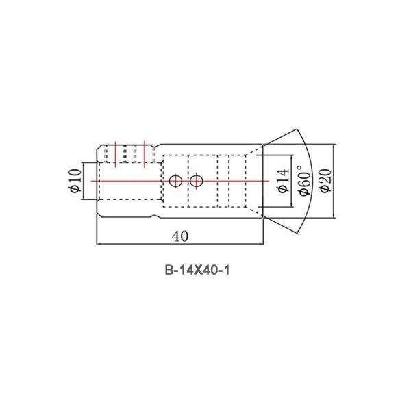 Всеобщий держатель 14кс40мм сверл Цанга для частей сверля сверлильного станка по дереву