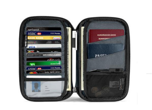 Passport holder ticket large capacity card collection protective cover wallet anti-theft brush identification bags