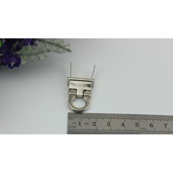 Lady handbag zinc alloy gunmetal color high quality metal twist locks