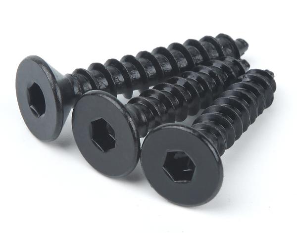 Flat Head Socket Drive Tapping Screws Hex Drive Countersunk Head Pointed Screws