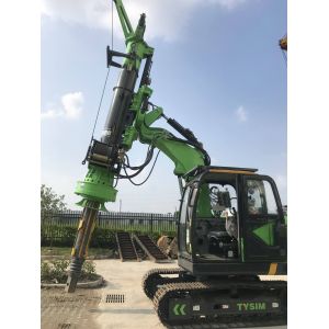 Crawler агрегатной головки обслуживания 24m стопа машины одного буровой установки кучи скважины гидравлический