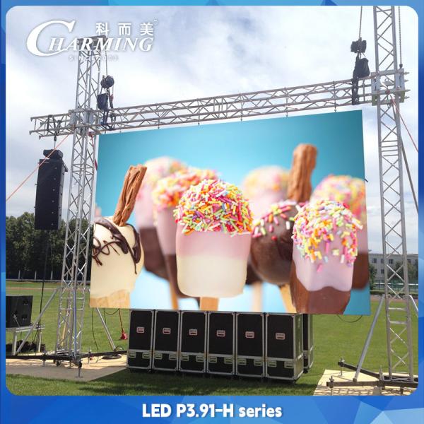H série P3.91 Exterior LED vídeo display de parede 500 * 1000mm impermeável