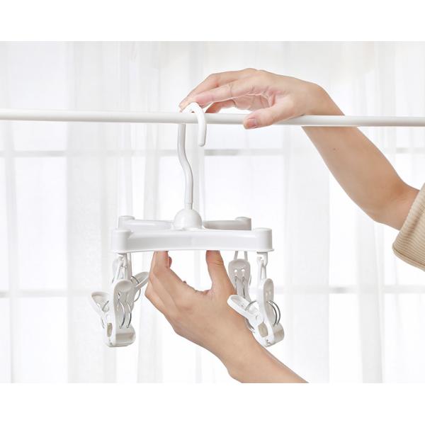 4 Clips Hanging Jacket Childrens Clothes Peg Clothes Hanger Clips