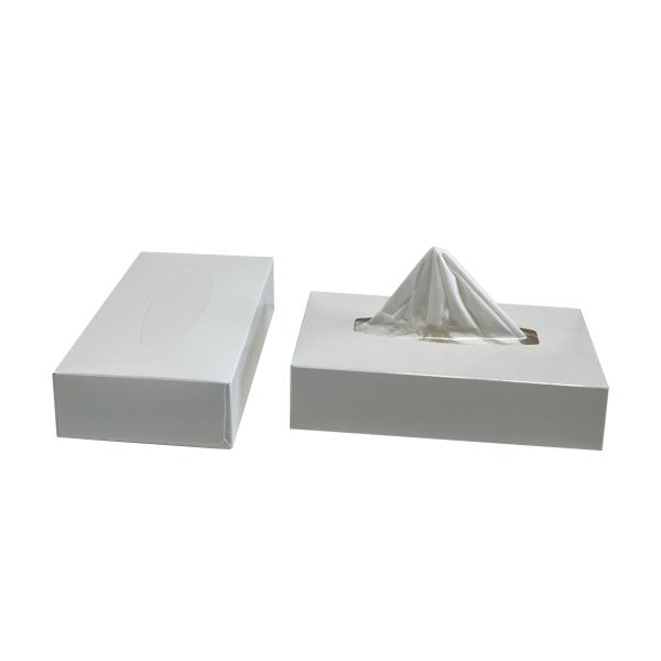 Custom Printed Facial Tissue Paper Box with Virgin Wood Pulp and Strong Water Absorption
