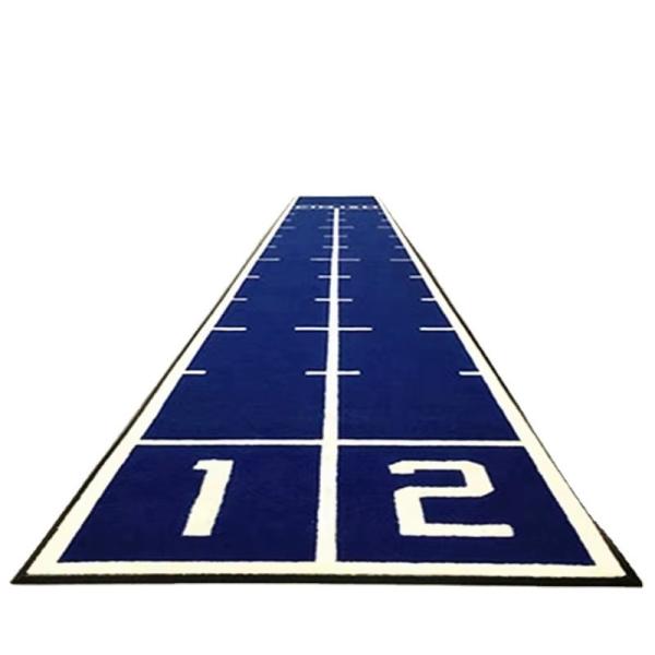 63000 Stitches/m2 Density Dorelom Indoor Gym Flooring Turf with Double PP NET SPU Backing