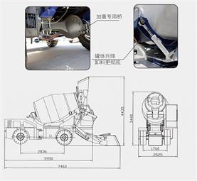 Luzun 8m³ Ready Mix Concrete Mixer Truck Diesel Engine CE ISO Certified Performance