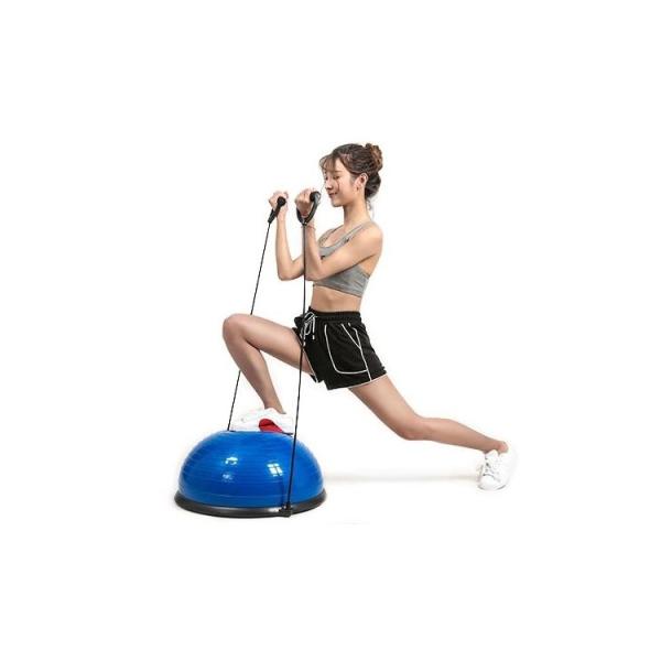 Light Weight Balance Trainer Half Ball , Half Yoga Ball With Anti Burst Air Pump