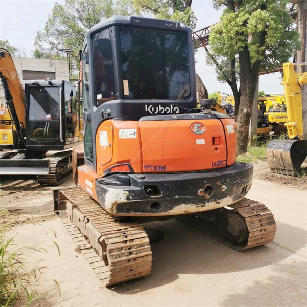 Хорошее здоровье Сделано в Японии 2019 год Модель мини использованный экскаватор Kubota KX165-5 в дизайне