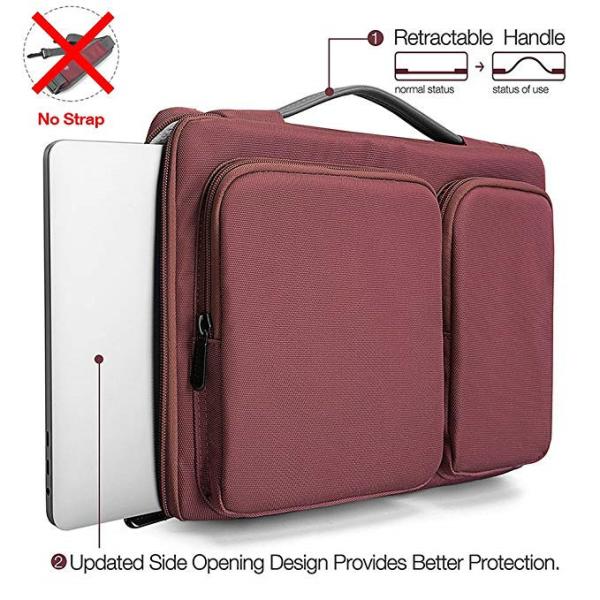 Protective Laptop Carrying Case Compatible With 15-15.6 Inch Notebooks