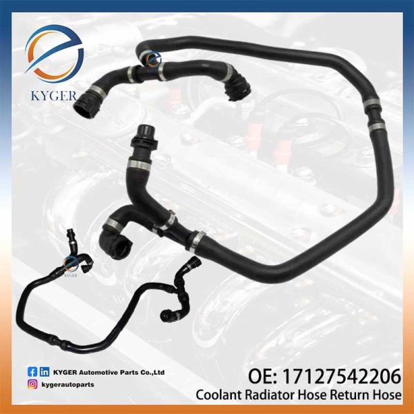 High Quality Auto Parts Coolant Radiator Hose Return Hose 17127542206 1712 7542 206 for BMW N52 E60 E61 E63 E64