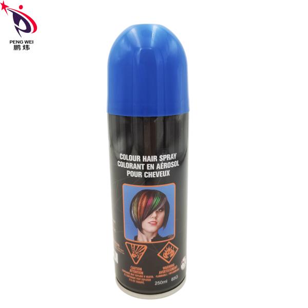 Nontoxic 250ml Quick Hair Dye Spray , Unisex Colour Hair Spray Temporary