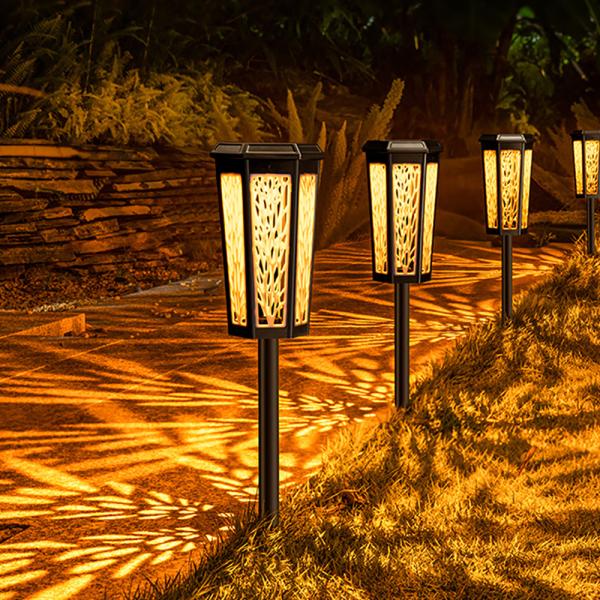Auto On-Off Solar Powered Garden Decorative Lights IP65 for Walkway Illumination