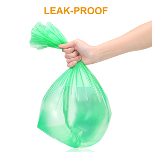 Manufacture Promotional Eco-Friendly Custom Plastic Drawstring Kitchen Trash Bags, Biodegradable PLA Plastic Food Bag