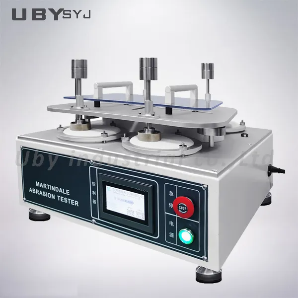 UP-1006 Digital Martindale Abrasion and Pilling Tester with Quantitative Pilling Evaluation, 47.5 ± 2.5 r/min Rotational Speed, 645 ± 5 mm2 Exposed Area