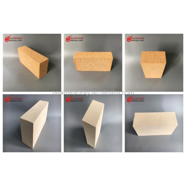 Industrial Furnaces Low Density Poly Light Insulation Brick with High Alumina Bauxite