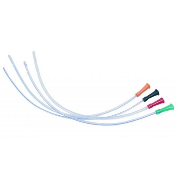 Катетер Nelaton катетера ISO CE медицинским устранимым покрытый силиконом с нормальными глазами