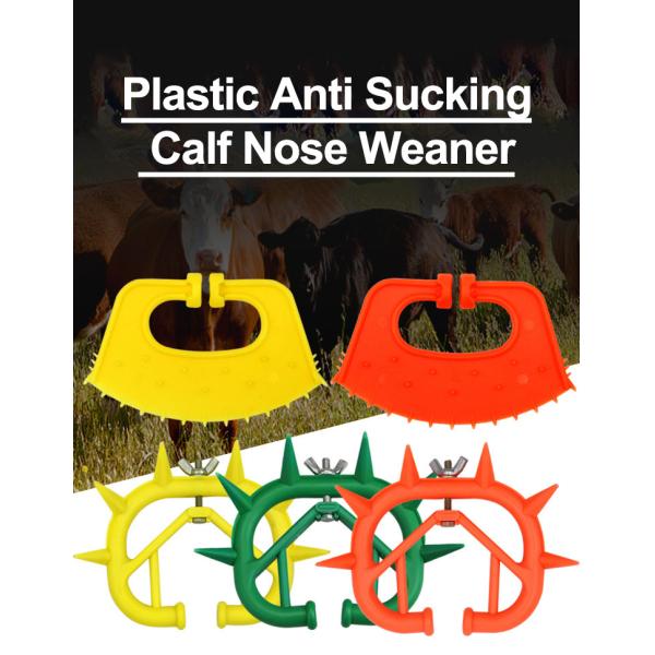 Cattle Cow Calf Nose Rings For Weaning Anti Sucking Washable Reusable