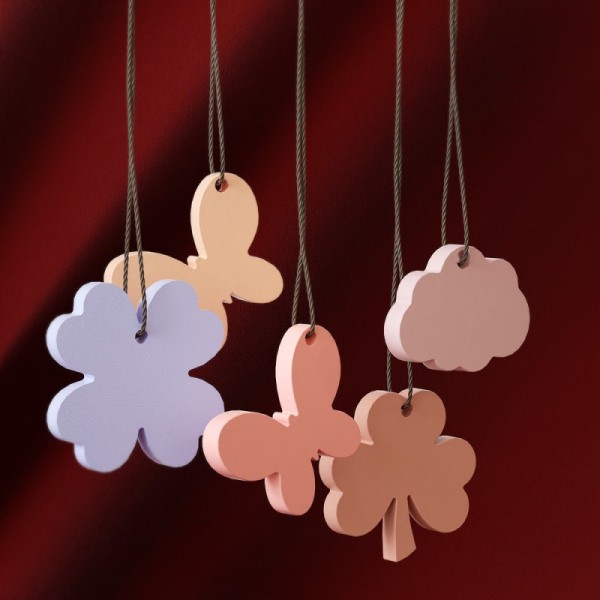 Dropped Clover Clover Butterfly Cloud Pendant Pendant DIY Keychain Pendant Silicone Mold