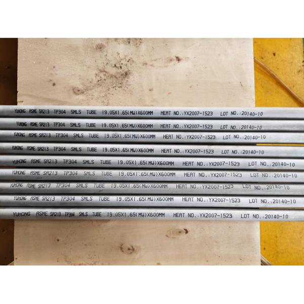 ASTM A213 TP304 /TP304L Tubos sem costura de aço inoxidável para trocadores de calor