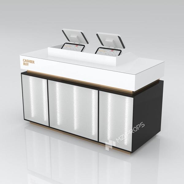 Customized Perfume Store Checkout Counter For Cosmetic Shop Fitting And Retail Shop Design