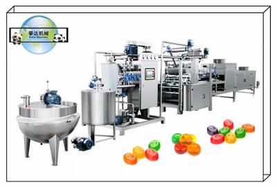 2023 linha de processamento de doces duros de frutas puras para todos os tipos de doces duros como maçã, morango, limão, manga, lichi etc.