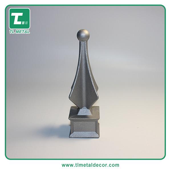Manufacture 5/8 press fit Aluminum casting fence spearhead picket finial