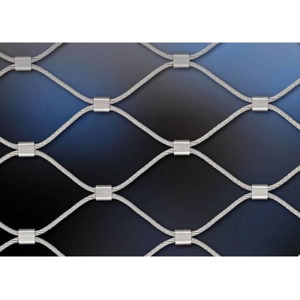 Customizable Balustrade Cable Mesh with Wire Diameter 1.2mm-6.0mm and Mesh Hole Size