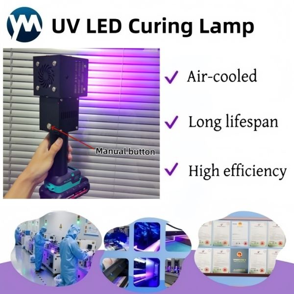 100W Rechargeable UV LED Inspection Lamp Professional for Car Painting Portable High Power UV Drying Light