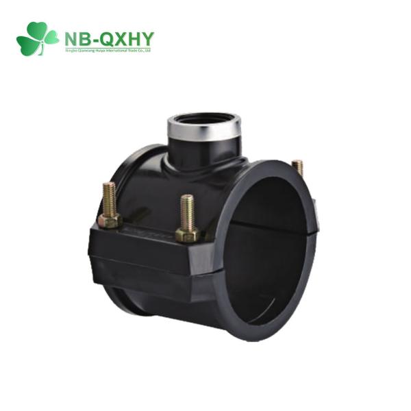 Matériau PP Pipe Fitting Clamps en acier inoxydable selle tête ronde Code facile à installer
