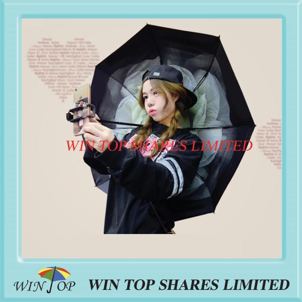 Innovation popular UV resistance selfie stick flower lady Umbrella