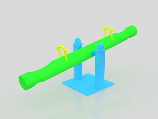 Custom 4-Seat Outdoor Seesaw for Playgrounds and Schools
