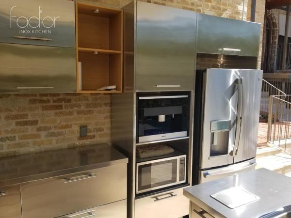 OEM Outdoor Kitchen Stainless Steel Sink Cabinet With Integrated Modern Appliances