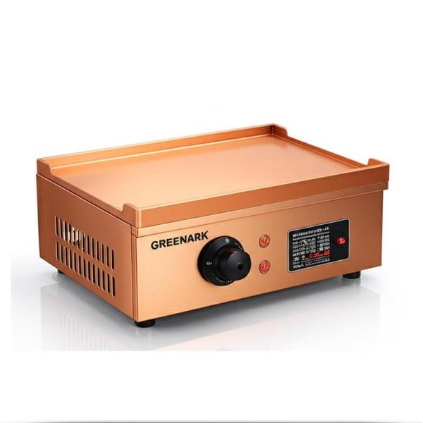Petite table de gril électrique en cuivre Teppanyaki 220 V 3 kW