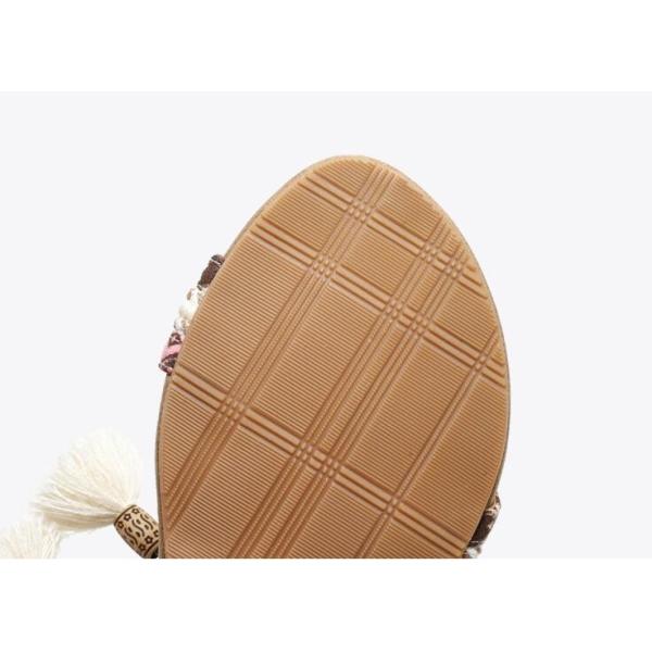 Women Sandals Bohemian Slope Heel Sandals Seaside Sandals Roman Open Toe Sandals