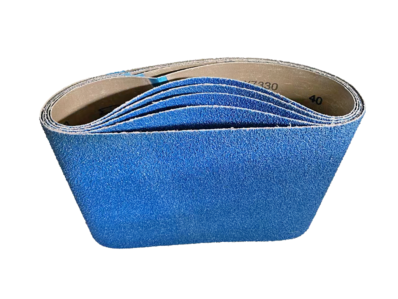 Industrial Zirconium Aluminium Oxide Sanding Belts Sandpaper 4inchx24