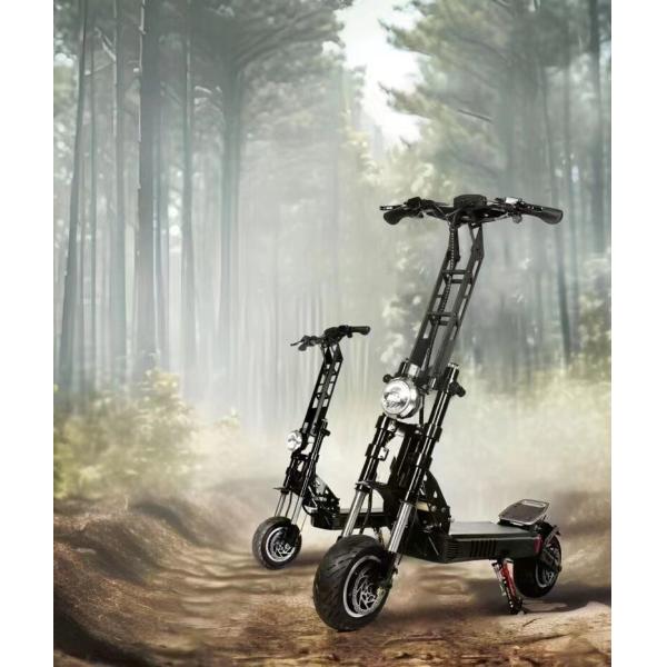 60V 1000W Unilateral Folding Pedal Electric Scooter with Full Shockingproof Frame