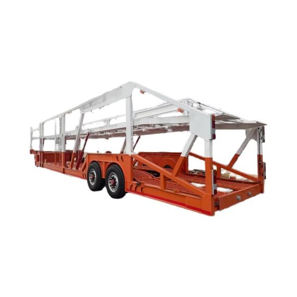 New double-layer steel design for car towing, trailer, transport vehicle, semi-trailer for sale