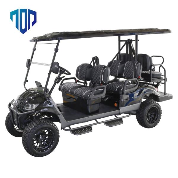 Sightseeing 22-24km/H Off Road Golf Cart 110mm Ground Clearance