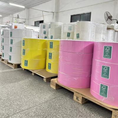 FSC Papel auto-aderente Film adesivo Material de etiqueta adesivo