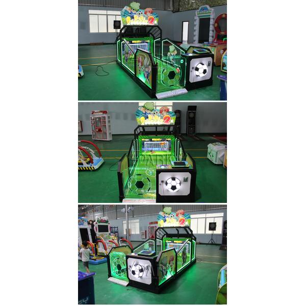 Indoor Soccer Arcade Machine / Football Throwing Arcade Game Machine Bring Fun