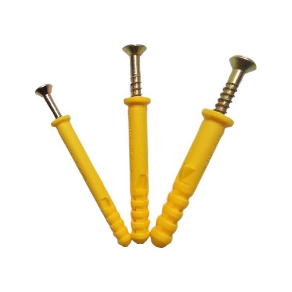 Rubber Nylon 8*40mm Plastic Wall Plug Anchor