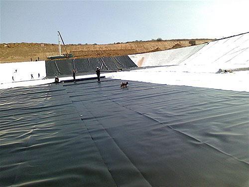 Length 50-100m Geomembrane with Puncture Resistance ≥20N