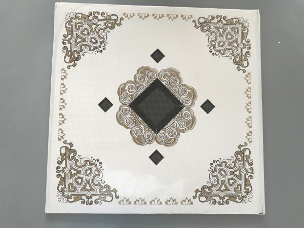 Waterproof Drop Ceiling Tiles , Decorative Pvc Ceiling Tiles 595mm*595mm