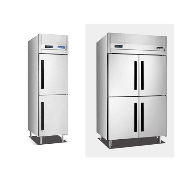 Upright Industrial Catering Fridge Digital Display Double Door CE Certification