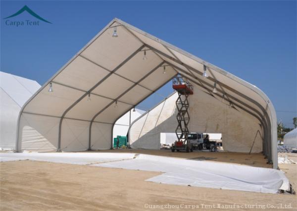 Spacious Water Proof  Aircraft Hangar Outdoor Warehouse Canopy Tent  With Aluminium
