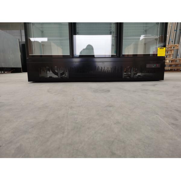 PVC 15PCS покрыл охладитель витрины дисплея R404a со стеклянной дверью 3