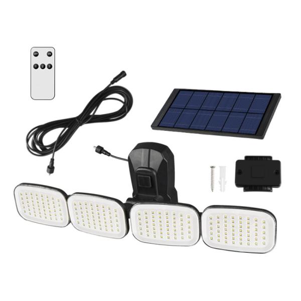 Wireless Big 6V 3W Panel Solar Motion Sensor Wall Light Waterproof