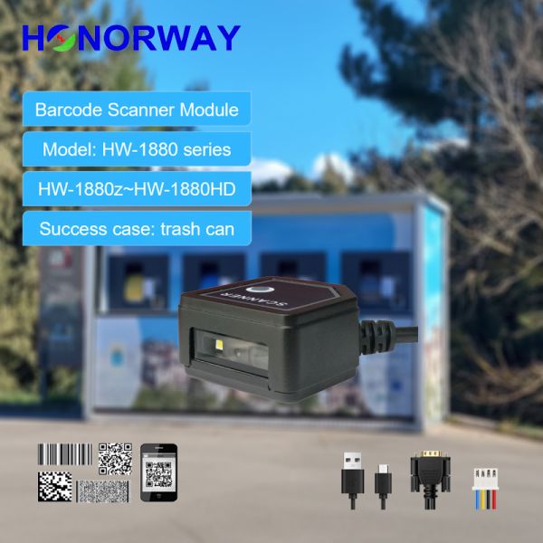 Stationary Embedded 1D 2D Fixed Mount Barcode Scanner For Vending Machine